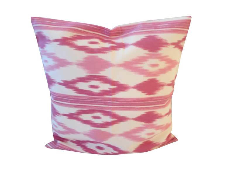 Kissenhülle IKAT Mallorquin Rosa/Pink, 45x45