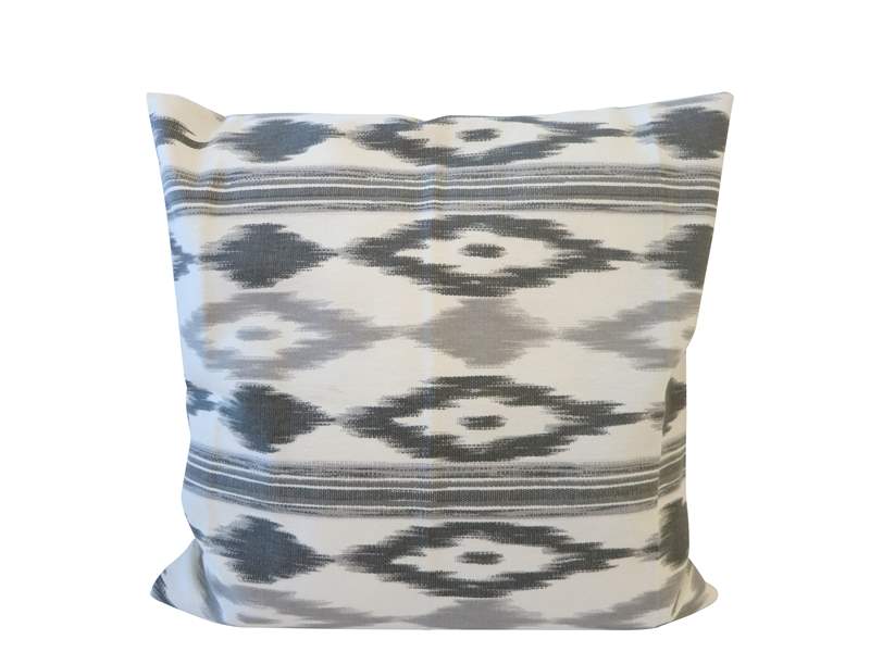 Kissenhülle IKAT Mallorquin GRIS / Grau, 45x45