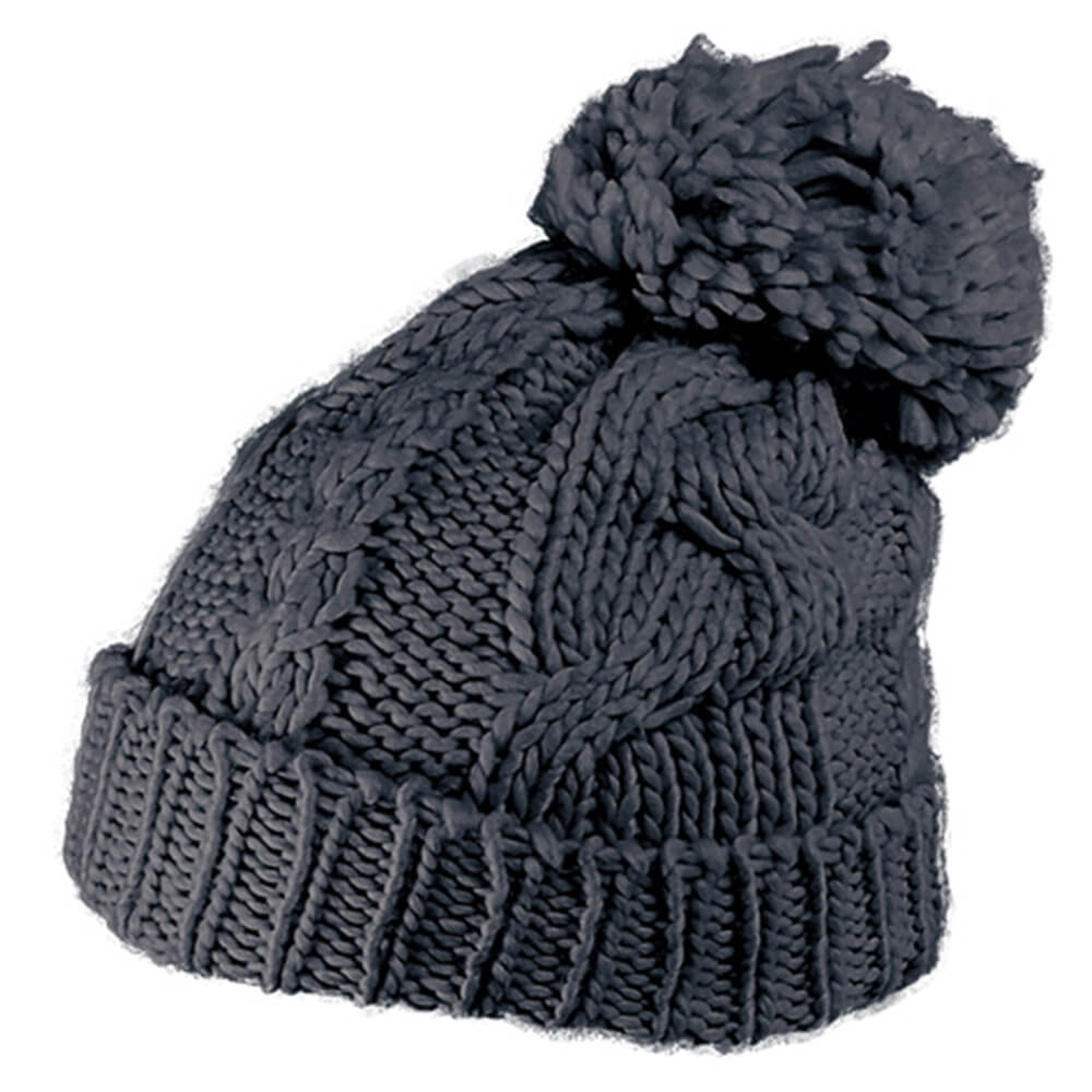 Strickmütze Form: Long Beanie, Slouch Farbe: grau