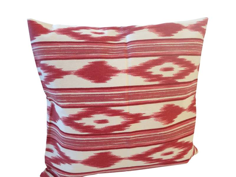 Kissenhülle IKAT Mallorquin ROJO/Rot, 45x45