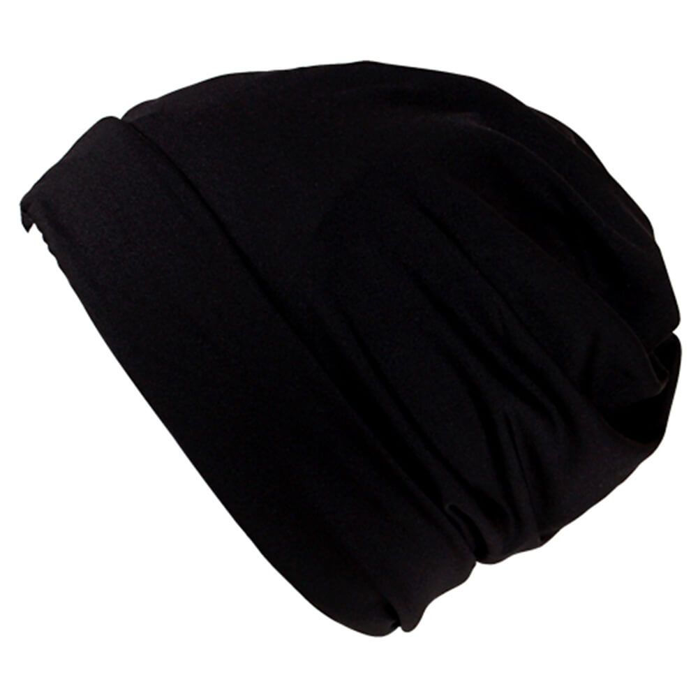 Strickmütze Form: Long Beanie, Slouch Farbe: schwarz